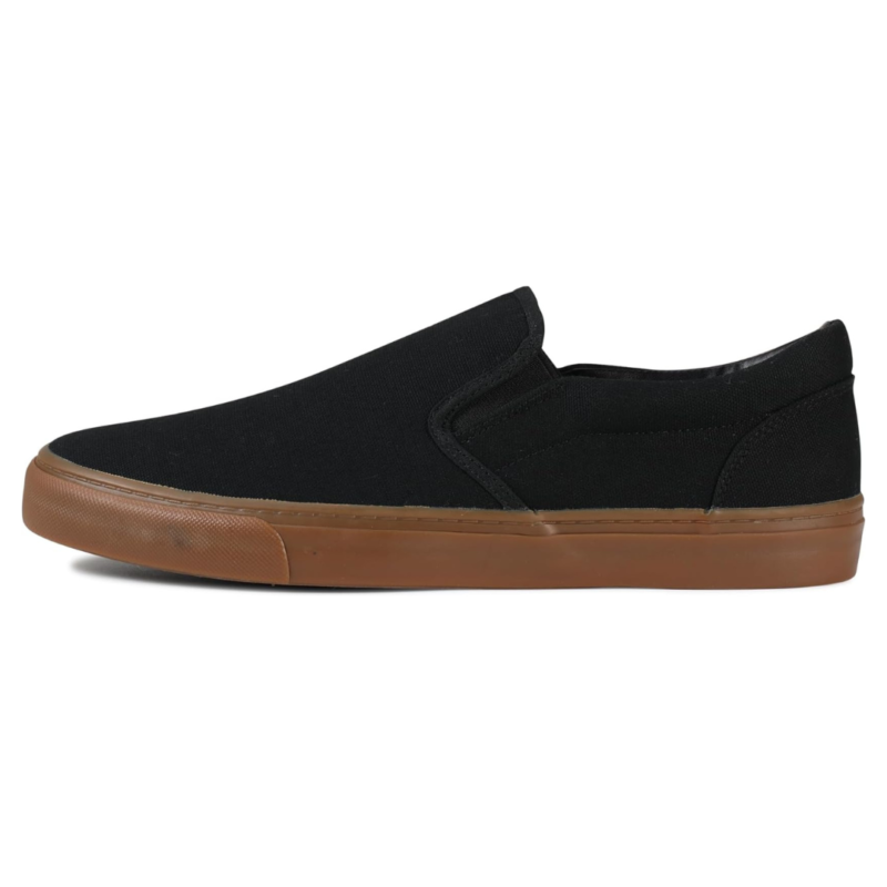 Lunovilla Men's Classic Low Top Slip-On Sneakers with Soft Insole | Gumblack - Image 4