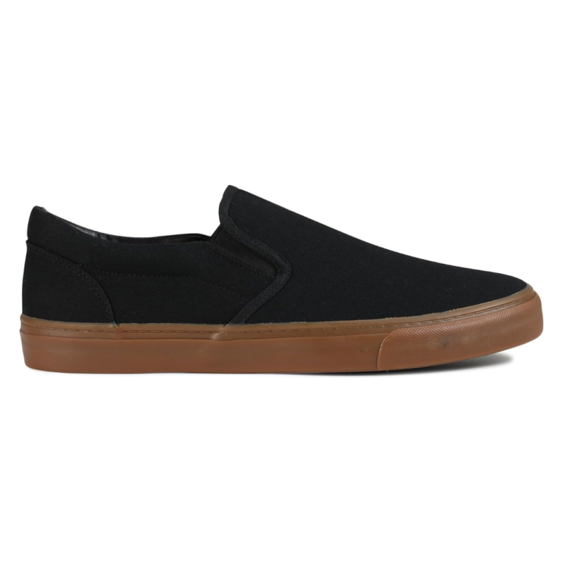 Lunovilla Men's Classic Low Top Slip-On Sneakers with Soft Insole | Gumblack - Image 5