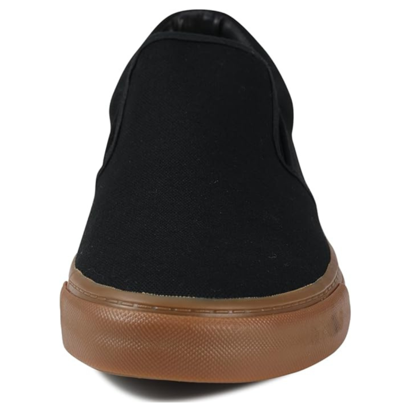 Lunovilla Men's Classic Low Top Slip-On Sneakers with Soft Insole | Gumblack - Image 6
