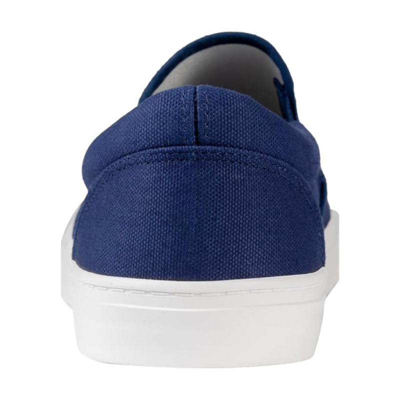 Lunovilla Men's Classic Low Top Slip-On Sneakers with Soft Insole | Navy - Image 7