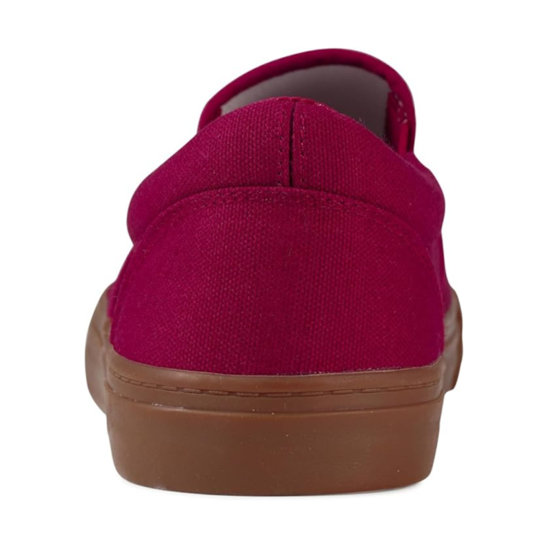 Lunovilla Men's Classic Low Top Slip-On Sneakers with Soft Insole | Gummaroon - Image 7